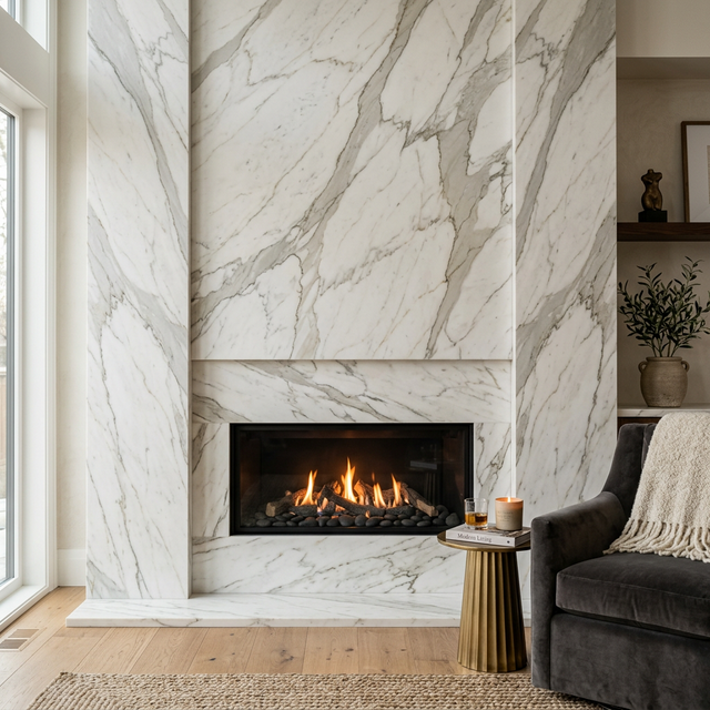 Fireplace Tile & Finish Work